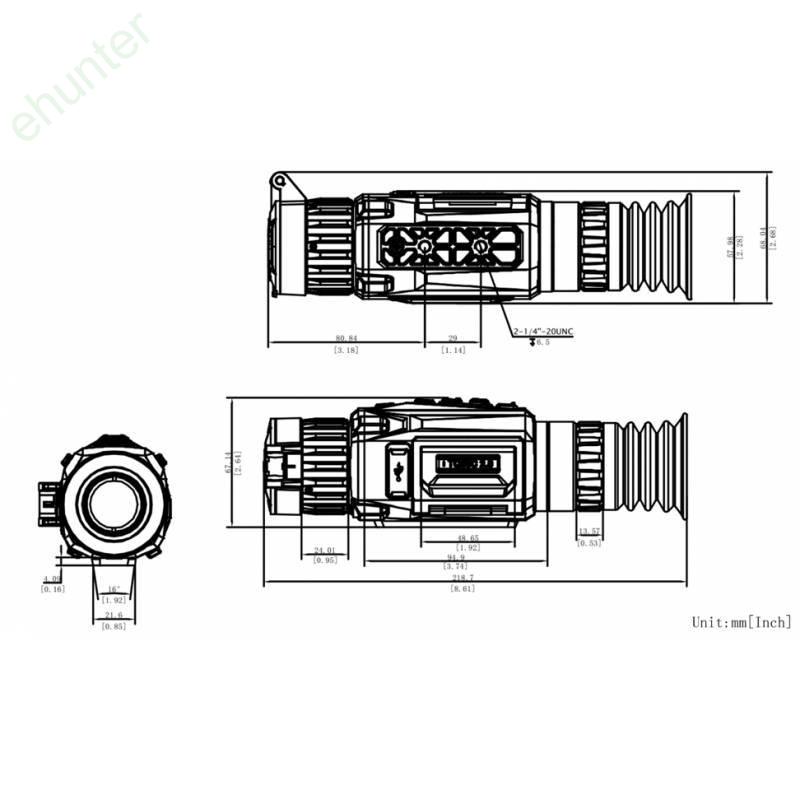 HIKMICRO THUNDER TH25P 2.0 - Termovízny zameriavač