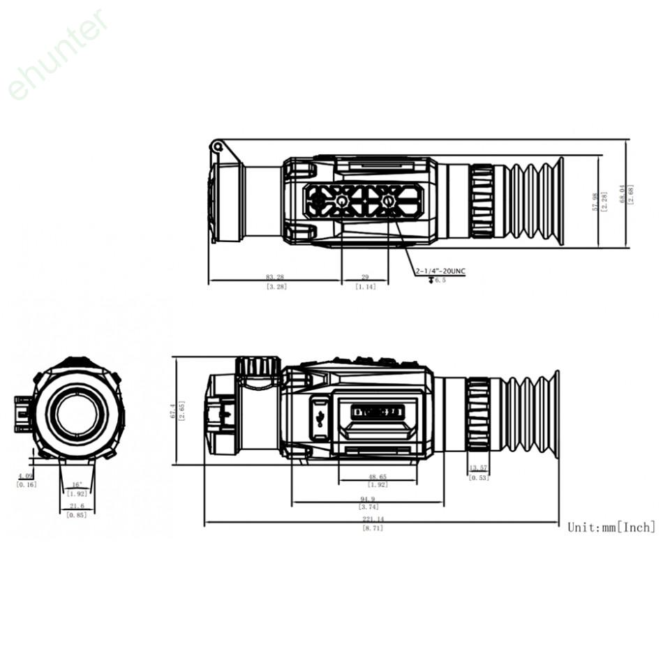 HIKMICRO THUNDER 2.0 TQ35 - Termovízny zameriavač