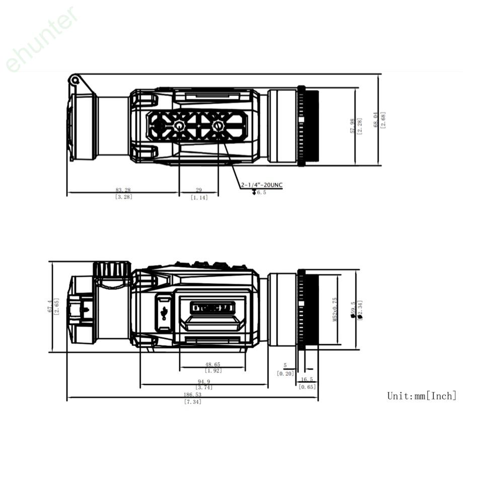 Termovízna predsádka HIKMICRO THUNDER 2.0 TQ35CR